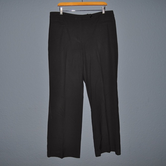 TALBOTS Black Curvy Fit Bootcut Trouser Pants [D3] - Picture 4 of 7